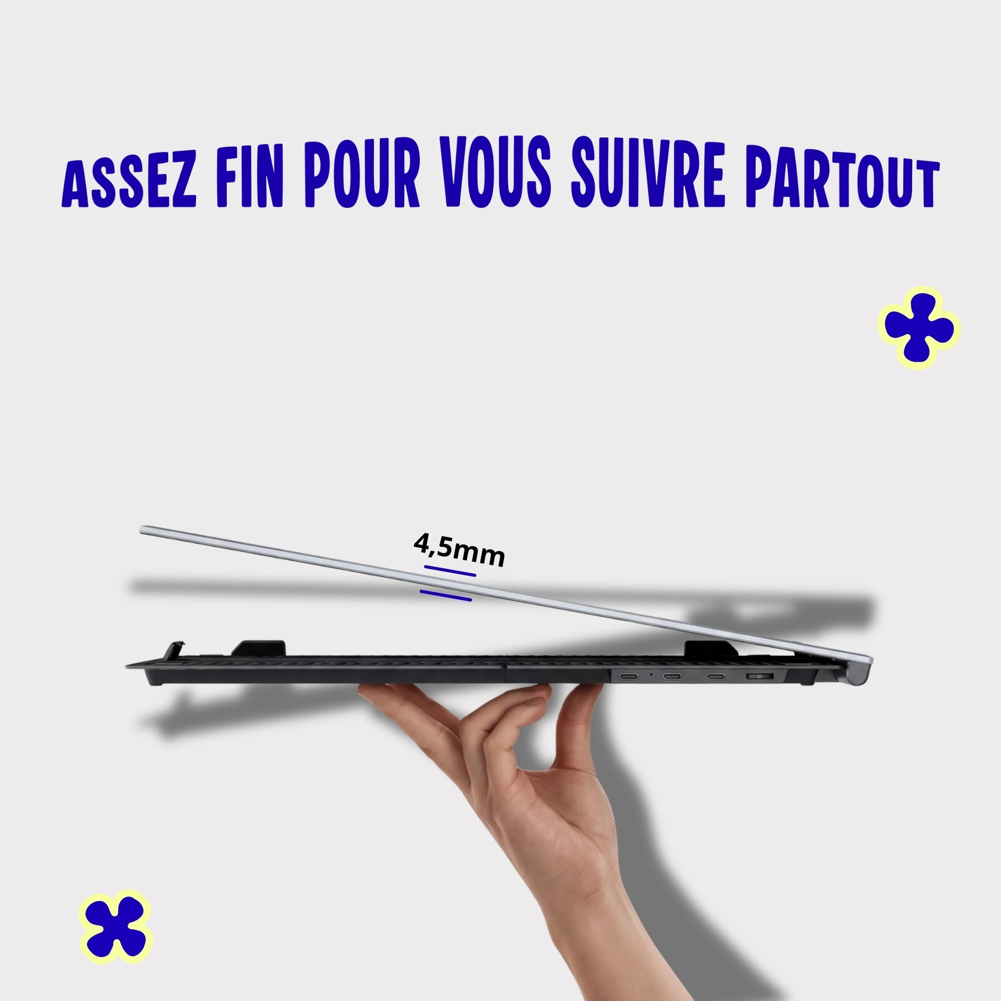 Double écran Xpand a une épaisseur de seulement 4,5mm